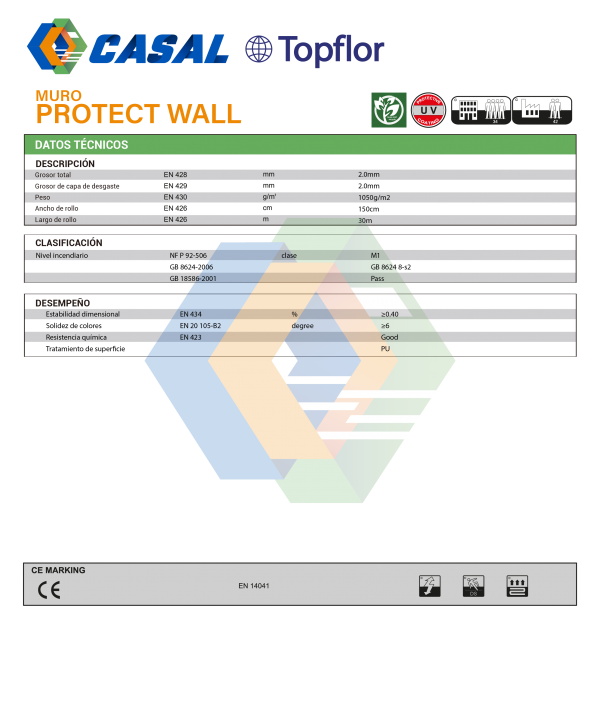 Ficha tecnica PROTECT WALL 16