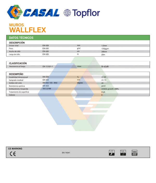 Ficha tecnica WALLFLEX 13