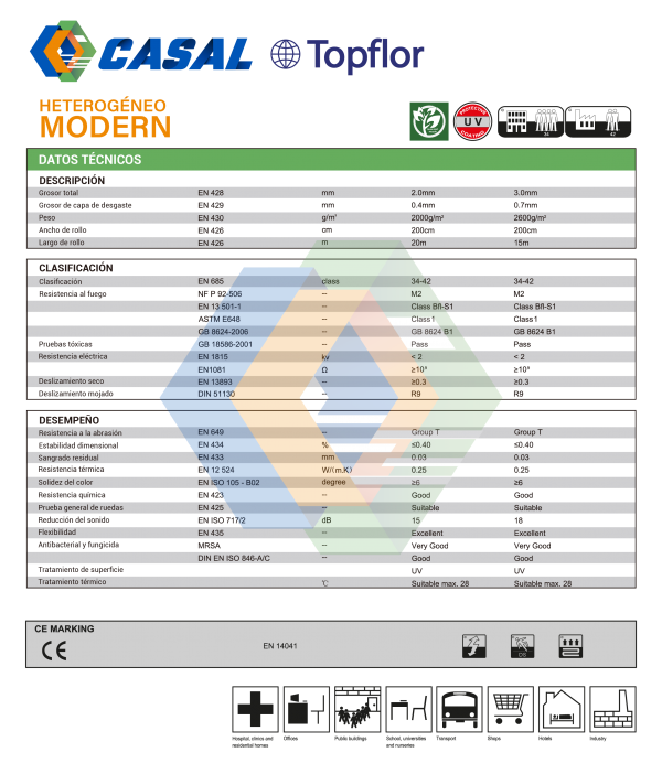 Ficha Tecnica MODERN 10